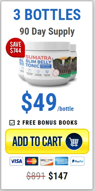Sumatra Slim Belly Tonic 3 bottle buy